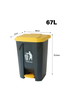 #170 - 68L Step-On Bin
